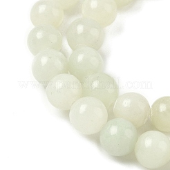 Natural Xiuyan Jade Beads Strands&nbsp;G-Z085-A01-6mm