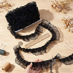 1Pc Organza Flower Lace Ribbon&nbsp;OCOR-NB0002-85B
