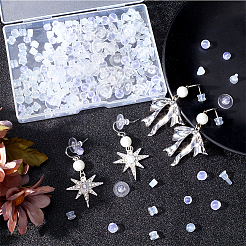240Pcs 6 Styles Eco-Friendly Silicone Full-covered Ear Nuts&nbsp;FIND-SP0001-17