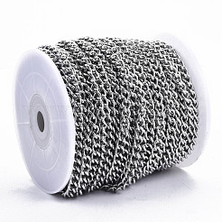 Tarnish Resistant 304 Stainless Steel Curb Chains&nbsp;CHS-N001-07P