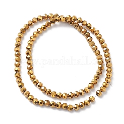 Electroplate Glass Beads Strands&nbsp;EGLA-K015-09C