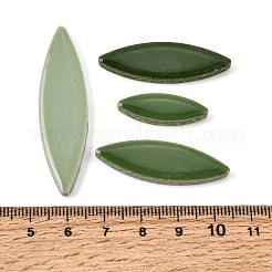 Flat Elongated Leaf Porcelain Mosaic Tiles&nbsp;PR-CBA4734-02D