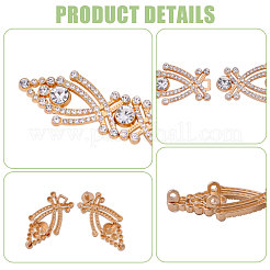 8 Pairs 2 Colors Alloy Plastic Interlocking Clasps&nbsp;FIND-CA0010-90A