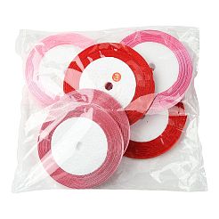 8Rolls 4 Colors Single Face Satin Ribbon&nbsp;OCOR-FS0001-10D