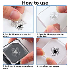 Plastic Stamps&nbsp;DIY-WH20018-0233