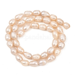 Natural Cultured Freshwater Pearl Beads Strands&nbsp;PEAR-D003-01D-09