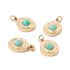 Natural Gemstone Charms&nbsp;STAS-C048-02G