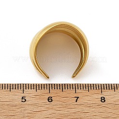 304 Stainless Steel Open Cuff Rings&nbsp;RJEW-R014-02G-01
