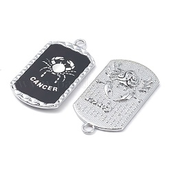 Alloy Twelve Constellations Series Big Pendants&nbsp;PALLOY-O107-01P-01
