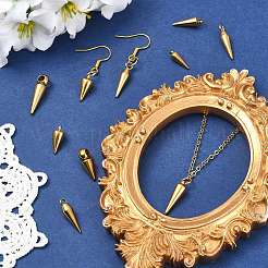 40Pcs 8 Styles Stainless Steel Pendants&nbsp;STAS-CJ0003-65