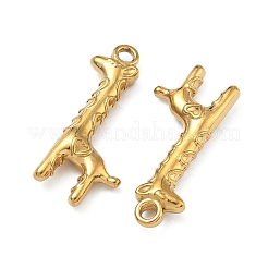 304 Stainless Steel Pendants&nbsp;STAS-P446-10G