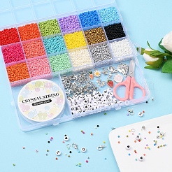 DIY Seed Beads Jewelry Set Making Kit&nbsp;DIY-YW0005-56