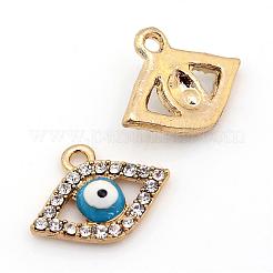 Alloy Rhinestone Pendants&nbsp;ALRI-S161-37LG