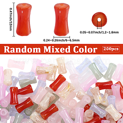 200Pcs Baking Paint Glass Beads&nbsp;DGLA-PA0001-05