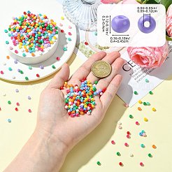 45G Baking Paint Glass Seed Beads&nbsp;SEED-SZ00001-021D