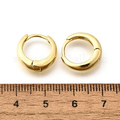 Brass Chunky Hoop Earrings for Women&nbsp;X-EJEW-G297-20G