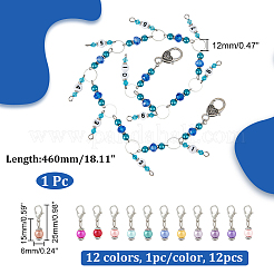 Knitting Row Counter Chains & Locking Stitch Markers Kits&nbsp;HJEW-AB00487