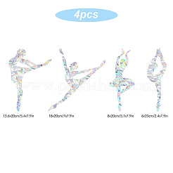 Waterproof PVC Laser No-Glue Stickers&nbsp;DIY-WH0304-221F