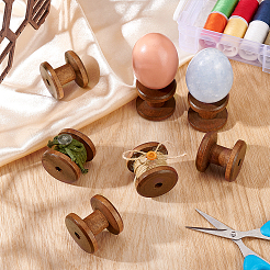 Wooden Bobbins&nbsp;FIND-WH0366-044