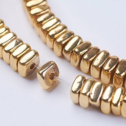 Electroplate Non-magnetic Synthetic Hematite Beads Strands&nbsp;G-F553-05D-G