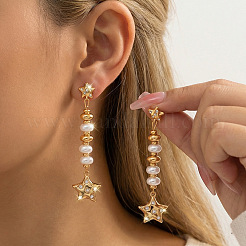 Alloy & Crystal Rhinestone Dangle Stud Earrings&nbsp;WG31796-03