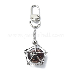 Stainless Steel Empty Pouch Stone Holder for Keychain&nbsp;KEYC-TA00029-02