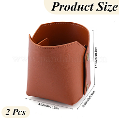 2Pcs PU Leather Pen Holders&nbsp;AJEW-CL0002-25B