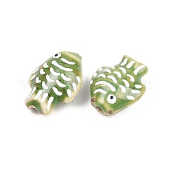 Handmade Porcelain Beads&nbsp;PORC-K010-08-05