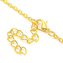 201 Stainless Steel Pendant Necklaces&nbsp;NJEW-E101-03G