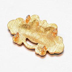 Alloy Enamel Multi-Strand Links&nbsp;ENAM-G046-01