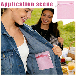 Canvas Cloth Zipper Bags&nbsp;ABAG-WH0077-09C-02