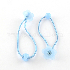 Flower Hair Accessories Elastic Hair Ties&nbsp;OHAR-S182-05