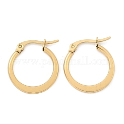 304 Stainless Steel Hoop Earrings&nbsp;EJEW-F105-23G