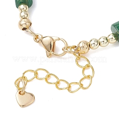 Natural Lapis Lazuli/Natural Apatite/Natural Hawk's Eye/Natural Emerald Column Beaded Bracelets for Women&nbsp;BJEW-JB13115