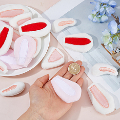 30Pcs 5 Styles Rabbit Ear Polyester & Cotton Ornament Accessories&nbsp;DIY-FH0010-95
