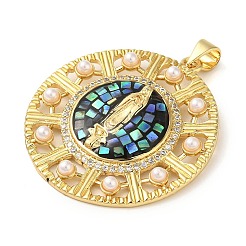 Rack Plating Brass Micro Pave Cubic Zirconia Earrings&nbsp;KK-P268-06B-G