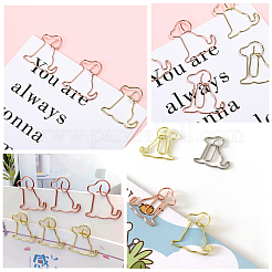40Pcs 2 Colors Iron Paper Clips&nbsp;AJEW-SP0002-98B