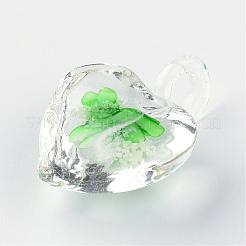 Handmade Luminous Lampwork Pendants&nbsp;LAMP-R136-04