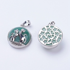 Natural & Synthetic Mixed Stone Pendants&nbsp;G-K234-A