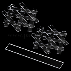 200Pcs Transparent Acrylic Sheets&nbsp;FIND-GA0007-20A