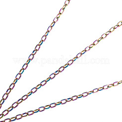 PVD Vacuum Plating 304 Stainless Steel Cable Chains&nbsp;CHS-TA0001-03MC