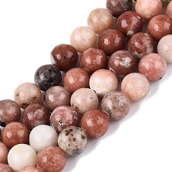 Natural Plum Blossom Jasper Beads Strands&nbsp;G-Q601-13A-02