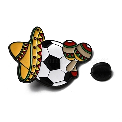 Mexico Football Theme Enamel Pins&nbsp;JEWB-D310-07EB-04