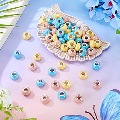 150Pcs Opaque Resin European Beads&nbsp;RESI-TA0004-61B