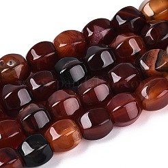 Dyed Natural Agate Beads Strands&nbsp;G-T144-50A-03