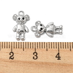 Brass Micro Pave Cubic Zirconia Pendants&nbsp;KK-H460-02P
