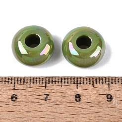 Opaque Acrylic European Beads&nbsp;OACR-E033-19O