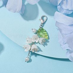 Acrylic Pendant Decorations&nbsp;HJEW-JM01780-03