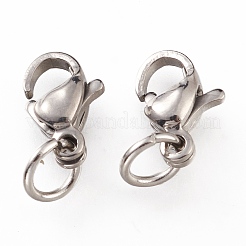 Tarnish Resistant 304 Stainless Steel Lobster Claw Clasps&nbsp;LS-STAS-G240-01A-P