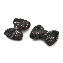 Bowknot Shape Polymer Clay Rhinestone Beads&nbsp;CLAY-NH0001-05D